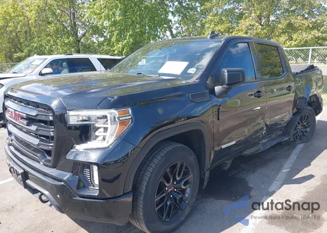 2022 GMC Sierra 1500 Limited 4Wd Short Box Elevation из США, поврежденный, VIN 3GTP9CEK2NG179581